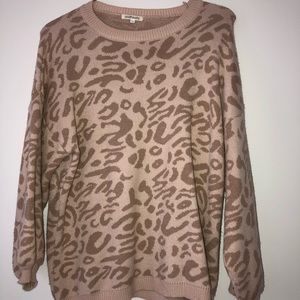 Cheetah sweater